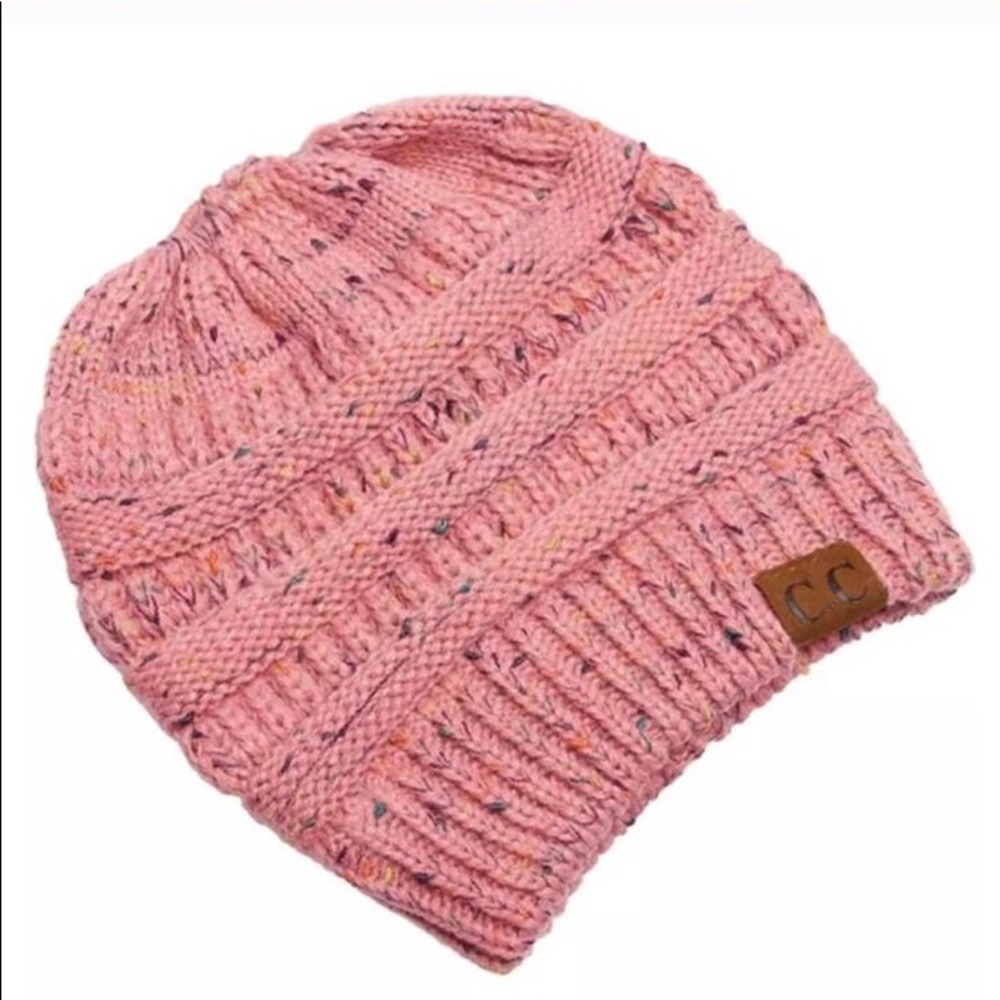 Messy bun ponytail beanie - Picture 1 of 3